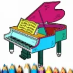 Play Bts Piano Coloring Book